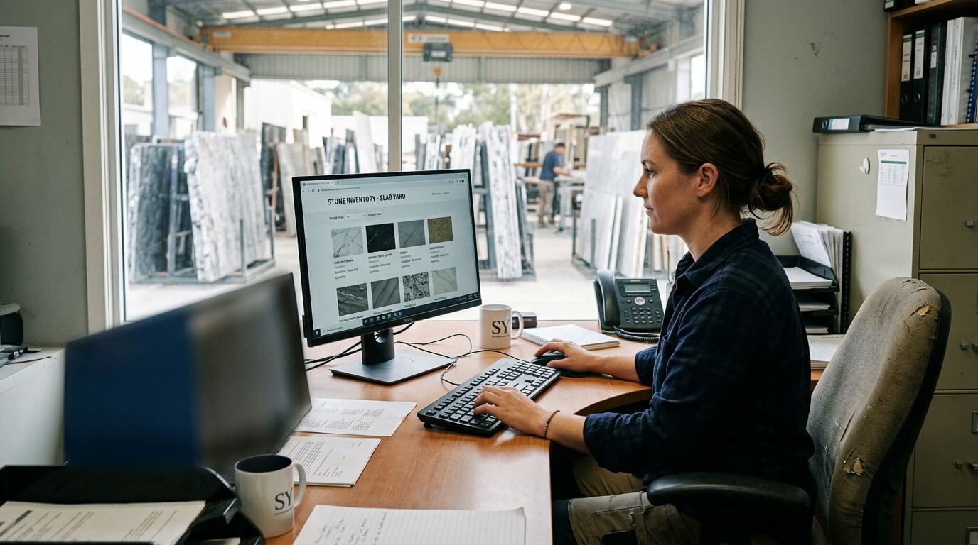 How Slab Yards Can Present Inventory Online Without a Custom Catalog