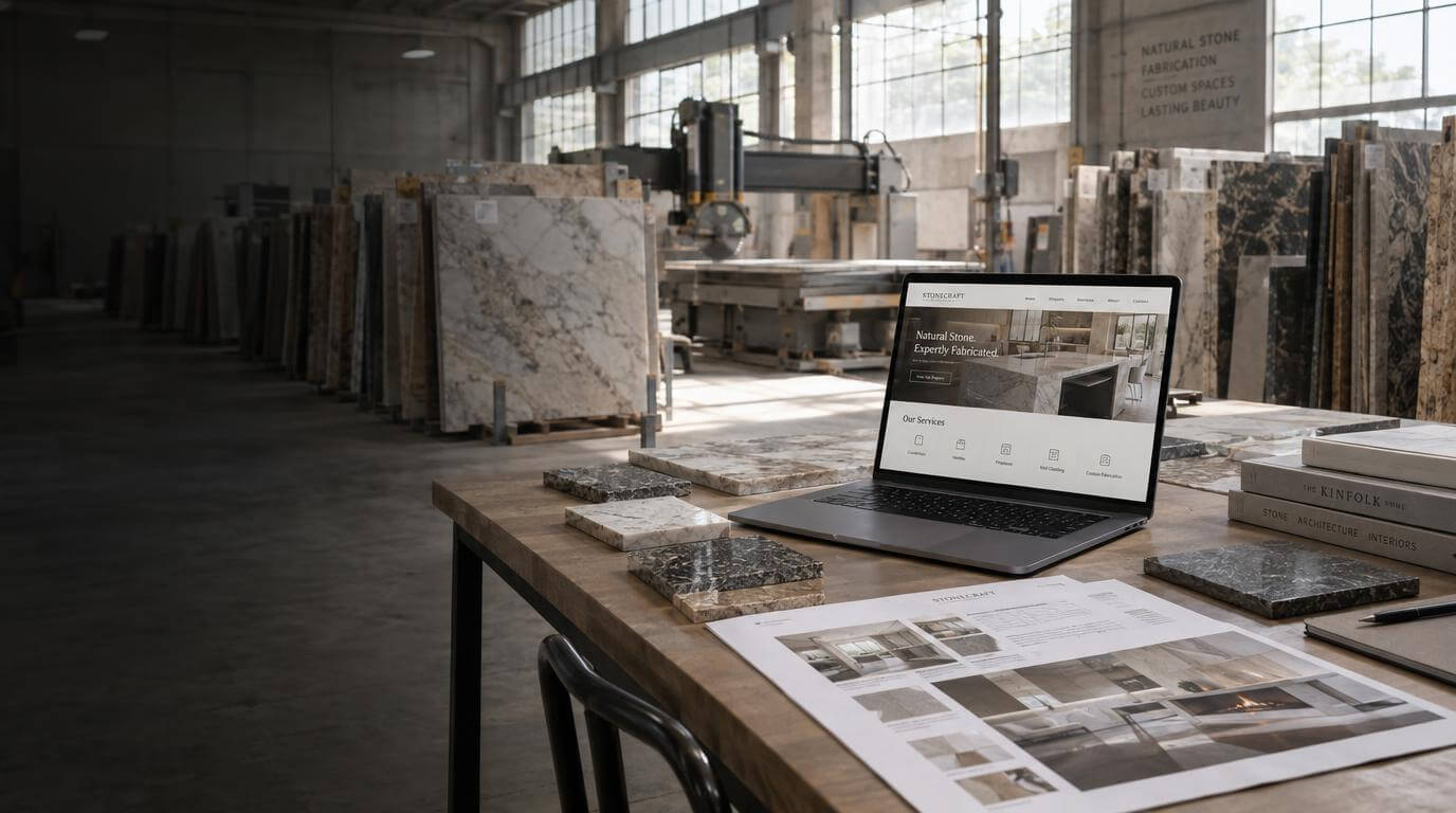 Stone Industry Websites<br />
Made for Fabricators and Suppliers
